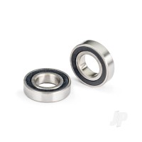 Ball bearings, Black rubber sealed (7x14x3.5mm) (2 pcs)