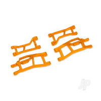 Suspension arms, front (upper left (1), upper right (1), lower left (1), lower right (1)) (orange) (for use with #10790 Mini Maxx WideMaxx suspension kit)