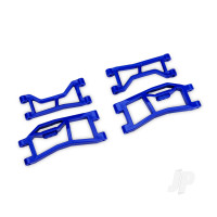 Suspension arms, rear (upper left (1), upper right (1), lower left (1), lower right (1)) (blue) (for use with #10790 Mini Maxx WideMaxx suspension kit)