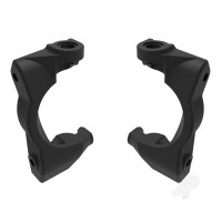 Caster blocks (c-hubs), left & right (Black)