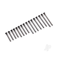 Suspension screw pin set, front or rear, 3x40mm (4), 3x32mm (4), 3x28mm (4), 3x46mm (2)