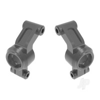 Carriers, stub axle, 6061-T6 aluminium (Grey-anodised) (left & right)