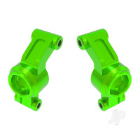 Carriers, stub axle, 6061-T6 aluminium (Green-anodised) (left & right)