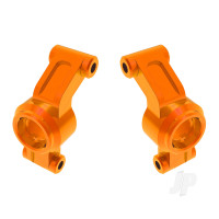 Carriers, stub axle, 6061-T6 aluminium (Orange-anodised) (left & right)