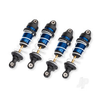 Shocks, GTR long, Blue-anodised, PTFE-coated bodies with TiN shafts (assembled with springs) (4 pcs)