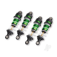 Shocks, GTR long, Green-anodised, PTFE-coated bodies with TiN shafts (assembled with springs) (4 pcs)