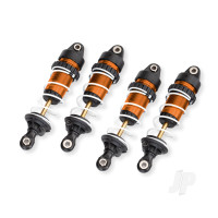 Shocks, GTR long, Orange-anodised, PTFE-coated bodies with TiN shafts (assembled with springs) (4 pcs)