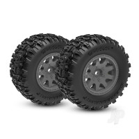 Wheels & Tyres, Assembled (Charcoal Grey wheels, dual profile (2.1" outer, 2.6" inner), Sledgehammer tyres, foam inserts)) (rear) (2 pcs)