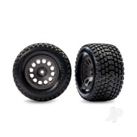 Tyres & wheels, assembled (charcoal grey wheels, dual profile (2.1" outer, 2.6" inner), Gravix tyres, foam inserts) (front) (left & right)
