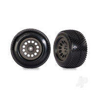Tyres & wheels, assembled (charcoal grey wheels, dual profile (2.1" outer, 2.6" inner), Response Pro tyres, foam inserts) (2)