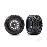 Tyres & wheels, assembled (charcoal grey wheels, dual profile (2.1" outer, 2.6" inner), Gravix tyres, foam inserts) (rear) (left & right)