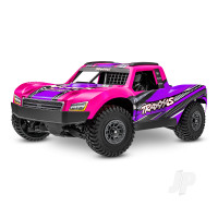 Mini Slash BL-2S 4X4 RTR Short Course Truck, Pink (+ TQi 2-ch, 2S LiPo, USB-C Charger, Clipless Body)