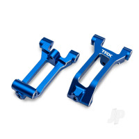 Caster blocks (c-hubs), 6061-T6 aluminium (blue-anodised), left & right, 3x8mm BCS (with threadlock) (6)