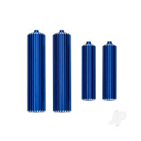 Reservoirs, shocks (6061-T6 aluminium, blue-anodised) (front (2), rear (2))