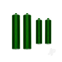 Reservoirs, shocks (6061-T6 aluminium, green-anodised) (front (2), rear (2))