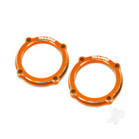 Retainer, LED light pod (orange-anodised 6061-T6 aluminium) (2)