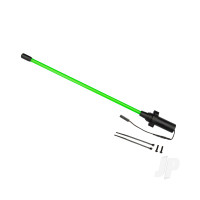 Whip light, LED, green (assembled) (1)/ 3x12mm BCS (2) (replacement for 1 whip light, left or right) (requires #6588X accessory power supply)
