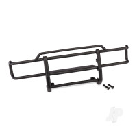 Replacement black bumper push bar for TRX-4 Nissan Pathfinder. Includes mounting screws.