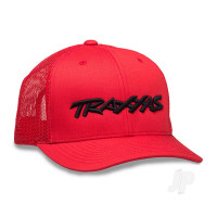 Traxxas Logo Hat Curve Bill Red OSFA