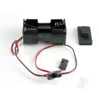 Battery holder with on/off switch / rubber on/off switch cover