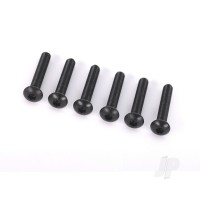 Screws, 4x24mm button-head machine (hex drive) (6)