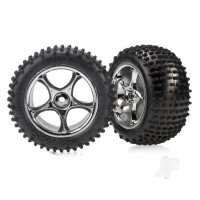 Wheels & Tyres, assembled (Tracer 2.2" chrome wheels, Alias 2.2" Tyres) (2) (Bandit rear, medium compound with foam inserts)