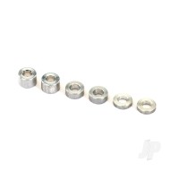 Aluminium spacers: 3x6x1.5mm (2 pcs) / 3x6x2.5mm (1pc) / 3x6x3.8mm (2 pcs)