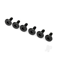Screws Flat-Head 3x8mm Hex (6)