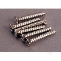 Screws, 3x20mm countersunk self-tapping (6 pcs)