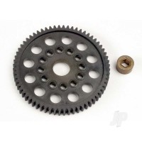 Spur gear (64-Tooth) (32-Pitch) with bushing