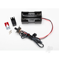 Battery holder, 4-cell / on-off switch