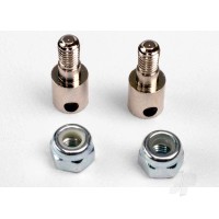 Rod guides (2 pcs) / 3mm nylon locknuts (2 pcs)