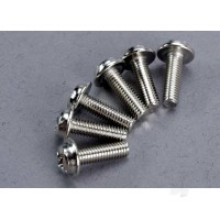 Screws, 3x10mm washerhead machine (6 pcs)