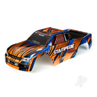 Body, Stampede VXL, Orange & Blue (painted, decals applied)