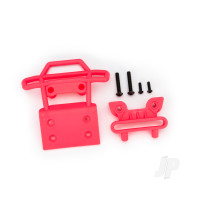 Bumper, Front / bumper mount, Front / 4x23mm BCS (2 pcs) / 3x10mm BCS (2 pcs) (Pink)