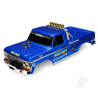 Body, Bigfoot No. 1 / window masks/ decal sheet (requires #3747 body support for clipless mounting)