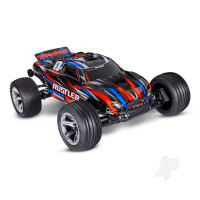 Rustler HD BL-2S 1:10 2WD RTR Stadium Truck, Red (+ TQ 2-ch, BL-2S, 3300kV, 2S LiPo, USB-C Charger, Clipless Body)