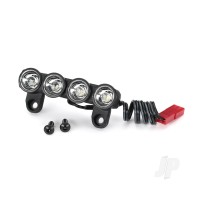 LED light bar, Front (assembled)/ 3x8 BCS (2)/ 2.5x8 BCS (2) (requires front bumper #3735 for 2WD Rustler or Bandit)