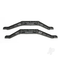 Chassis braces, lower (Black) (2 pcs)