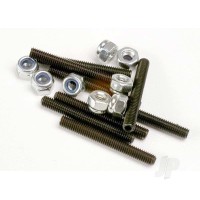 Set (grub) screws, 3x25mm (8 pcs) / 3mm nylon locknuts (8 pcs)
