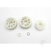 Output gears, 33T (2 pcs) / drive dog carrier / output shaft spacer