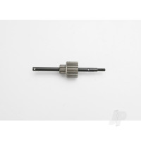Input shaft / drive gear assembly (18-tooth Steel top gear)