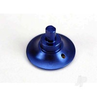 Blue-anodised, aluminium Differential ouput shaft (non-adjustment side)
