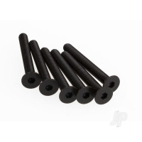 Screws, 3x25mm countersunk machine (hex drive) (6 pcs)