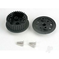 Differential (34-groove) / flanged side-cover & screws