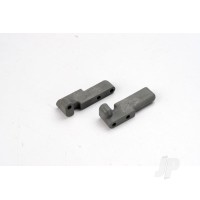 Servo mounts, steering / shift (Front & Rear) (Grey)