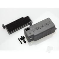 Box, battery (Grey) / adhesive foam Chassis pad / charge jack plug (rubber)