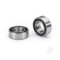 Ball bearings, Black rubber sealed (3.5x7x2.5mm) (2 pcs)
