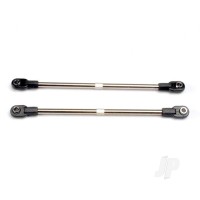 Turnbuckles, 106mm (Front tie rods) (2 pcs) (includes installed rod ends and hollow ball connectors)