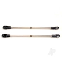 Turnbuckles, 116mm (Rear toe control links) (2 pcs) (includes installed rod ends and hollow ball connectors)